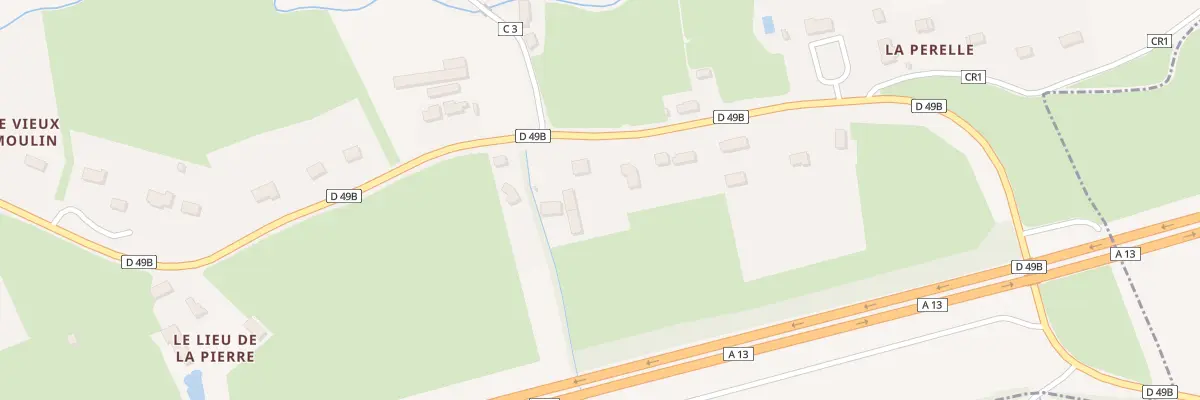 Plan du 583 Che de la Belle Épine à Cricqueville-en-Auge