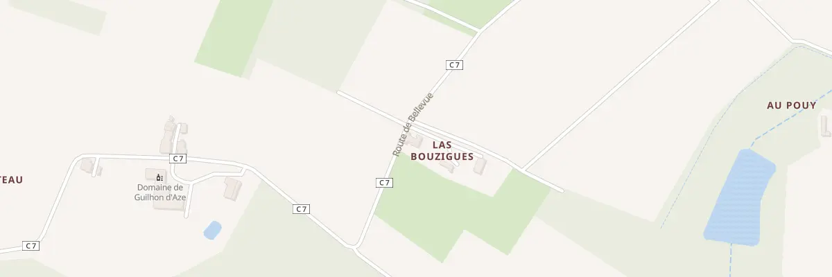 Plan du 2 Imp de Lasbouzigues à Larée