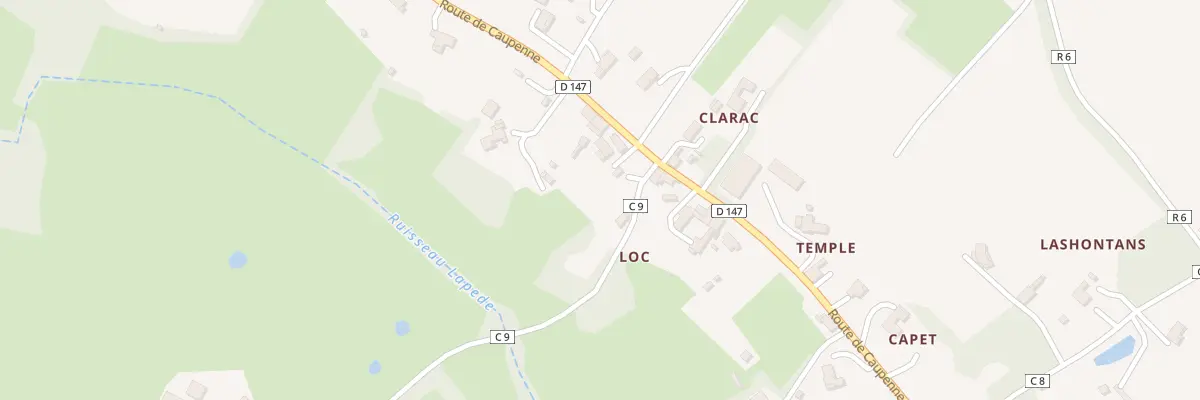 Plan du 5216 Loc à Caupenne-d’Armagnac