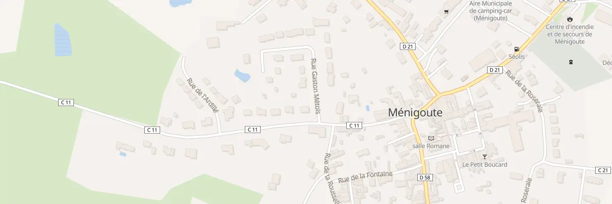 Plan du 8 Rue de Coutières à Ménigoute