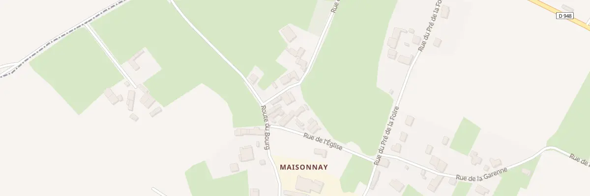Plan du 2 Rue des Abeilles à Maisonnay