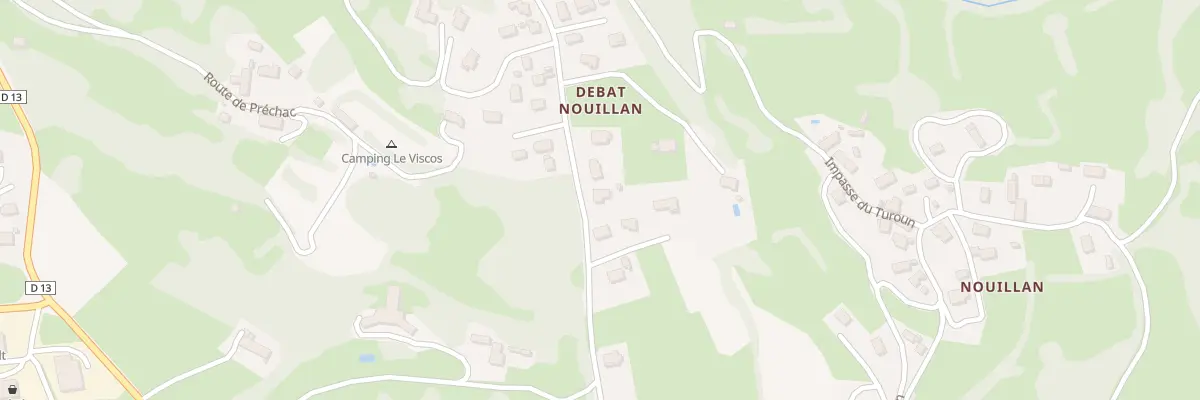 Plan du 14 Rue des Espeyrades à Beaucens