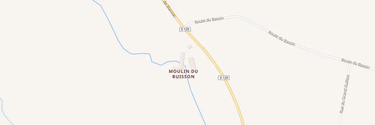 Plan du 5030 Moulin de Buisson à Ladiville