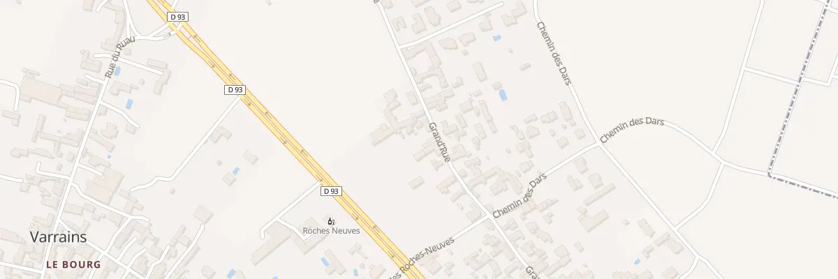 Plan du 34 Grand’Rue à Varrains