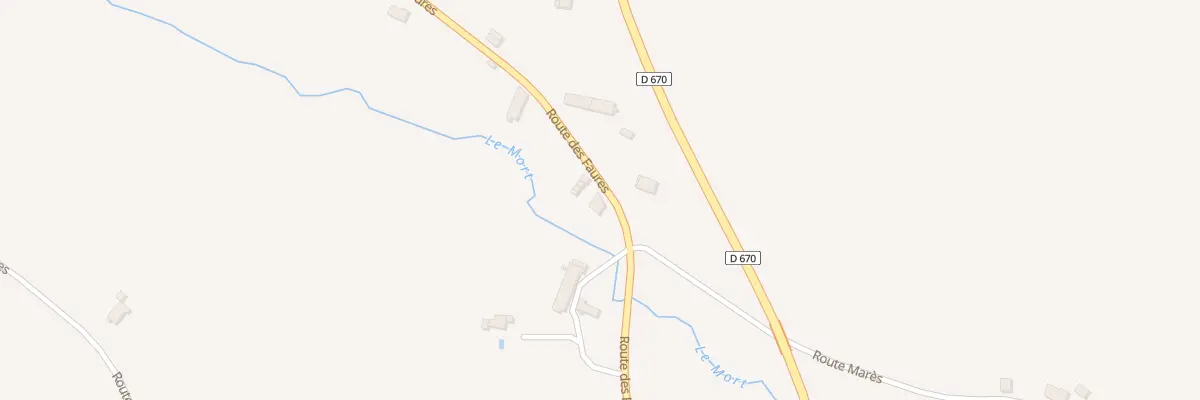 Plan du 6 Ruisseau Mort Ouest à Camiran