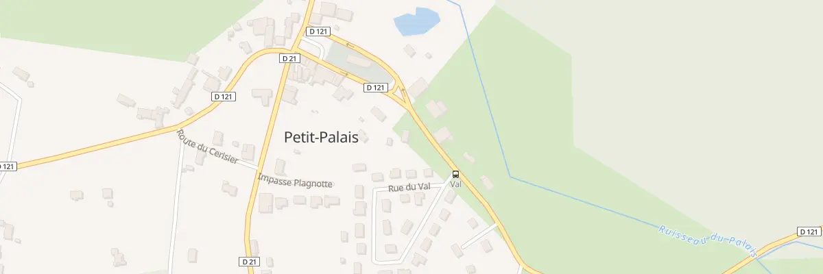 Plan du 126 Le Bourg à Petit-Palais-et-Cornemps