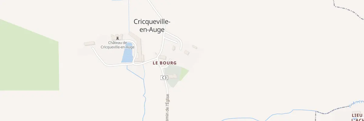 Plan du 425 Che de l’Église à Cricqueville-en-Auge