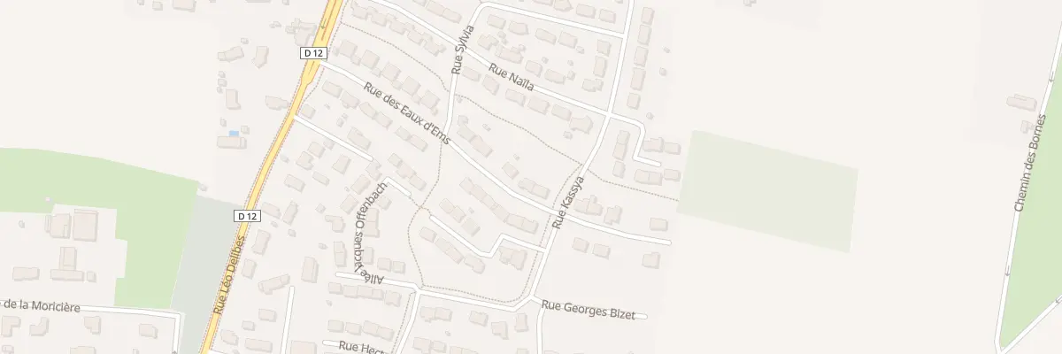 Plan du 27 Rue des Eaux d’Ems à La Flèche