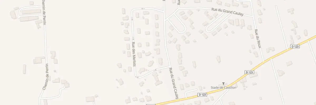 Plan du 7 Rue du Grand Cauley à Saint-Magne-de-Castillon
