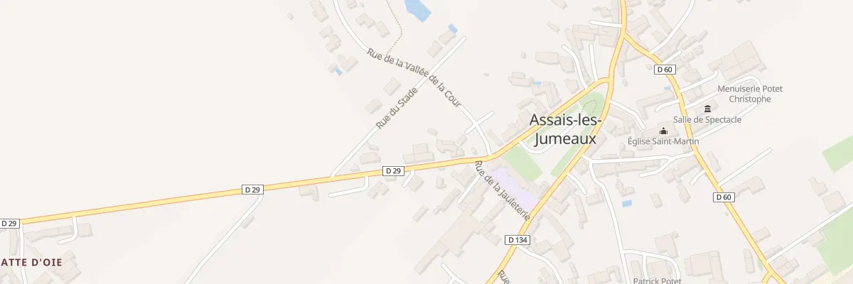 Plan du 6 Rue de la Jauleterie à Assais-les-Jumeaux