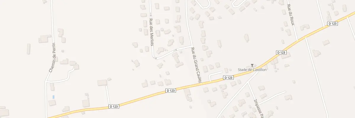 Plan du 1 Rue du Grand Cauley à Saint-Magne-de-Castillon