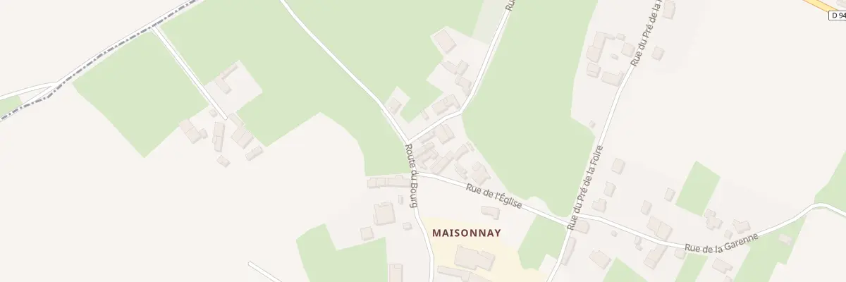 Plan du 5 Rte du Bourg à Maisonnay