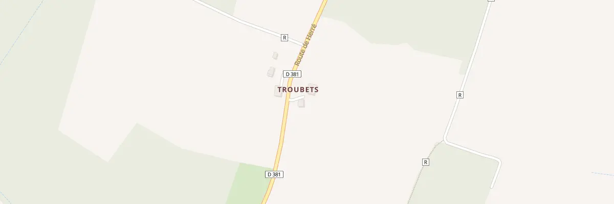 Plan du 1000 Rte de Herre à Lagrange