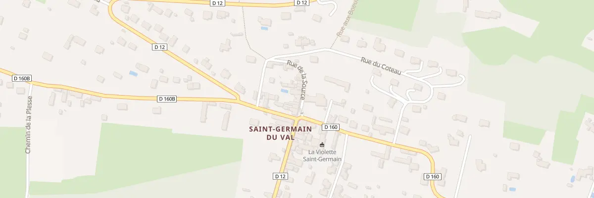 Plan du 7 Rue de la Source à La Flèche
