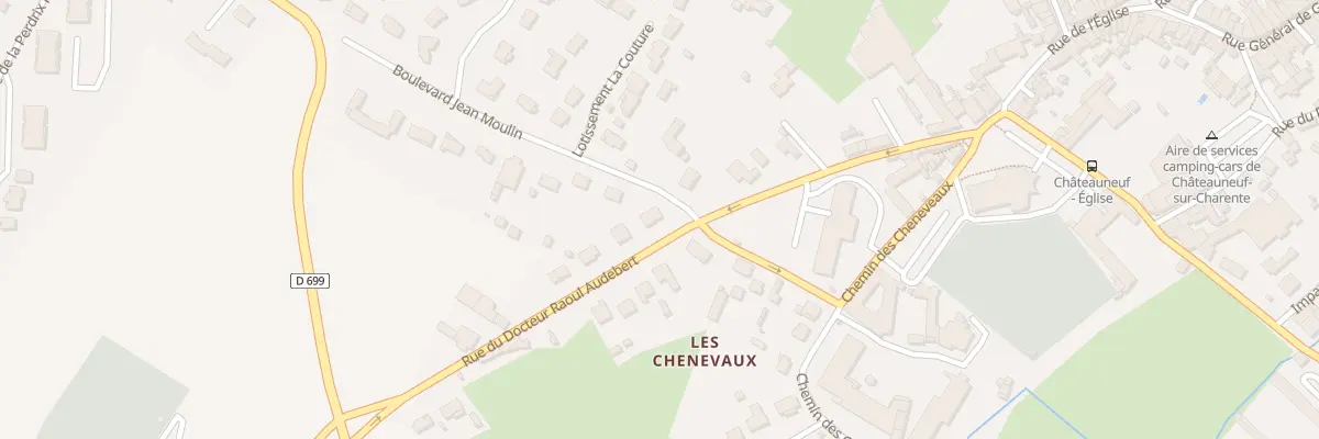 Plan du 18 Rue du Docteur Raoul Audebert à Châteauneuf-sur-Charente