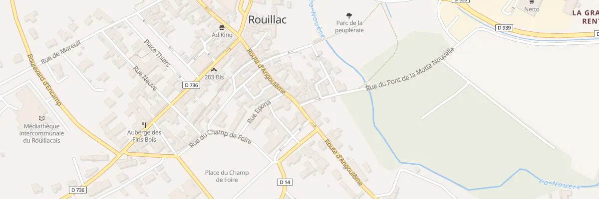 Plan du 33 Rte d’Angoulême à Rouillac