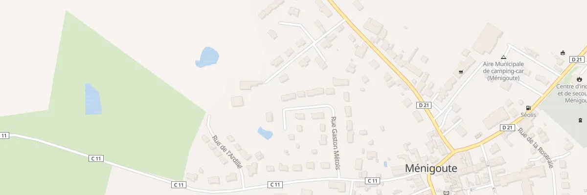 Plan du 22 Rue Gaston Métois à Ménigoute