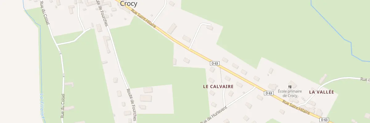 Plan du 26 Rue Saint-Hilaire à Crocy