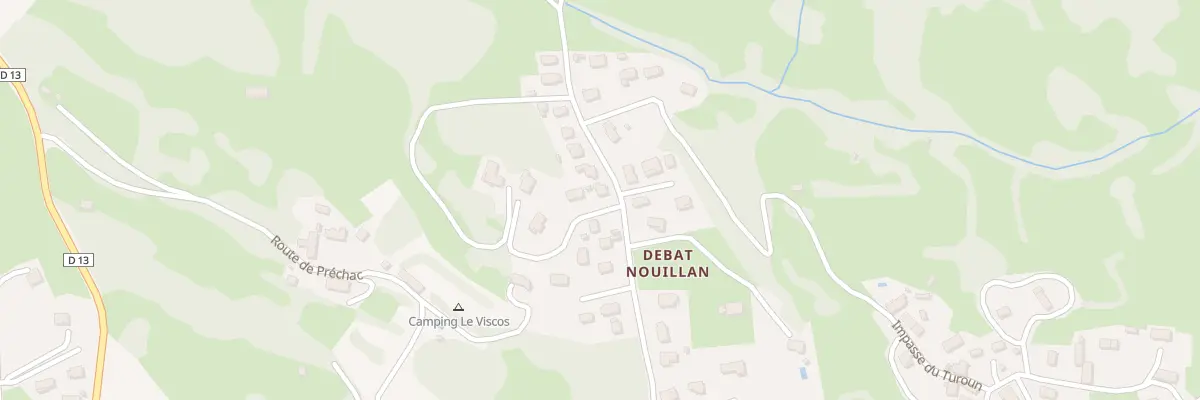 Plan du 23 Rue des Espeyrades à Beaucens