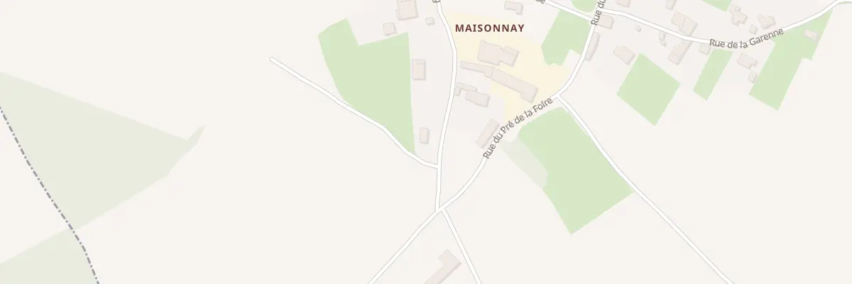 Plan du 14 Rte du Bourg à Maisonnay