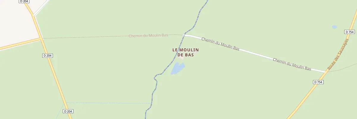 Plan du 1 Che du Moulin Bas à Boucé