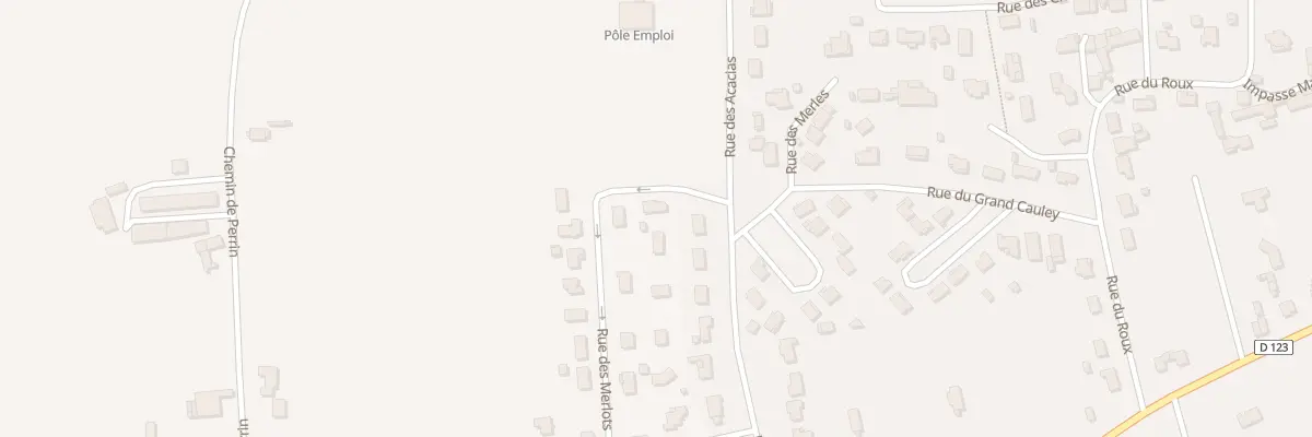 Plan du 2 Rue des Merlots à Saint-Magne-de-Castillon