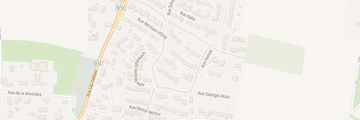 Plan du 18 Rue des Eaux d’Ems à La Flèche
