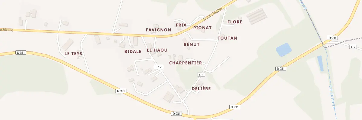 Plan du 130 Rte du Maraîcher à Arblade-le-Haut