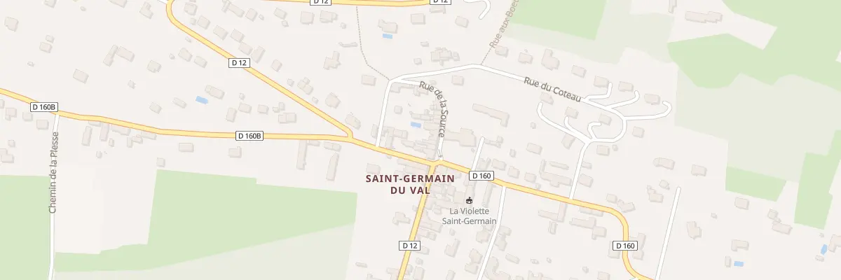 Plan du 5 Rue de la Source à La Flèche