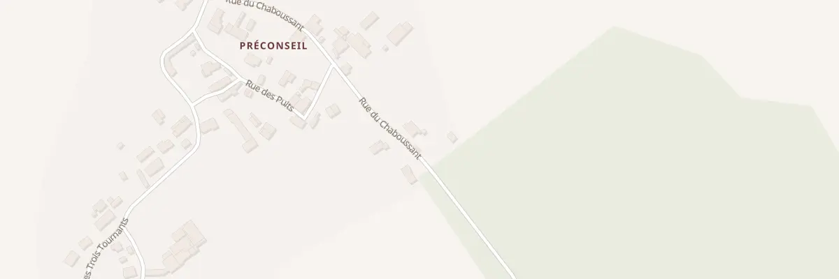 Plan du 17 Rue du Chaboussant à Chey