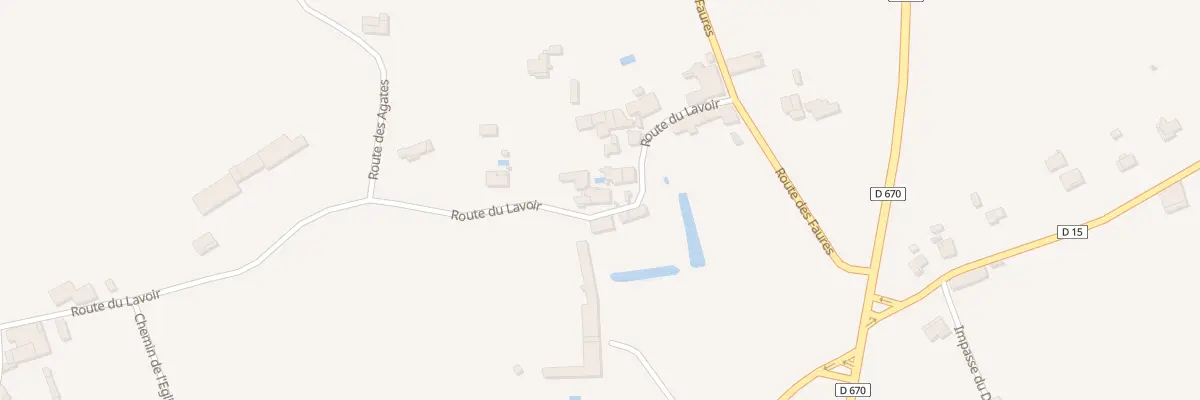 Plan du 13 Les Faures à Camiran