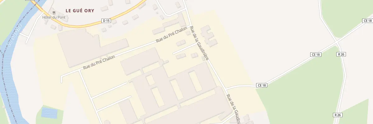 Plan du 3 All de la Gaudiniere à Sougé-le-Ganelon