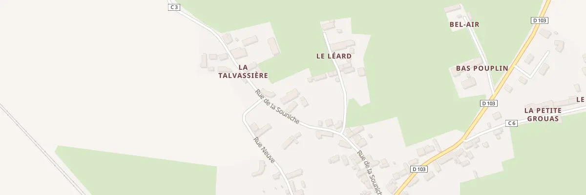 Plan du 12 Rue de la Souniche à Crissé
