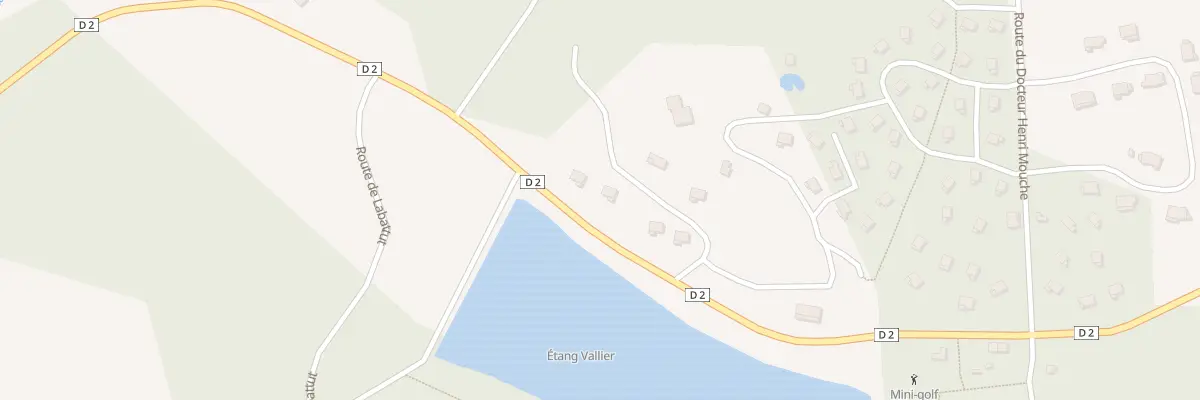 Plan du 608 Les Bruyères à Brossac
