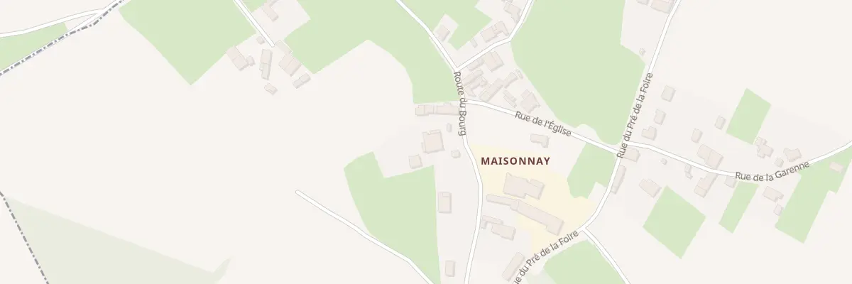 Plan du 10 Rte du Bourg à Maisonnay