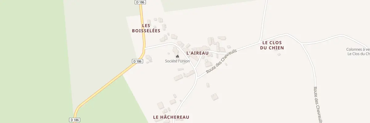 Plan du 6 L’Aireau à La Lande-Chasles
