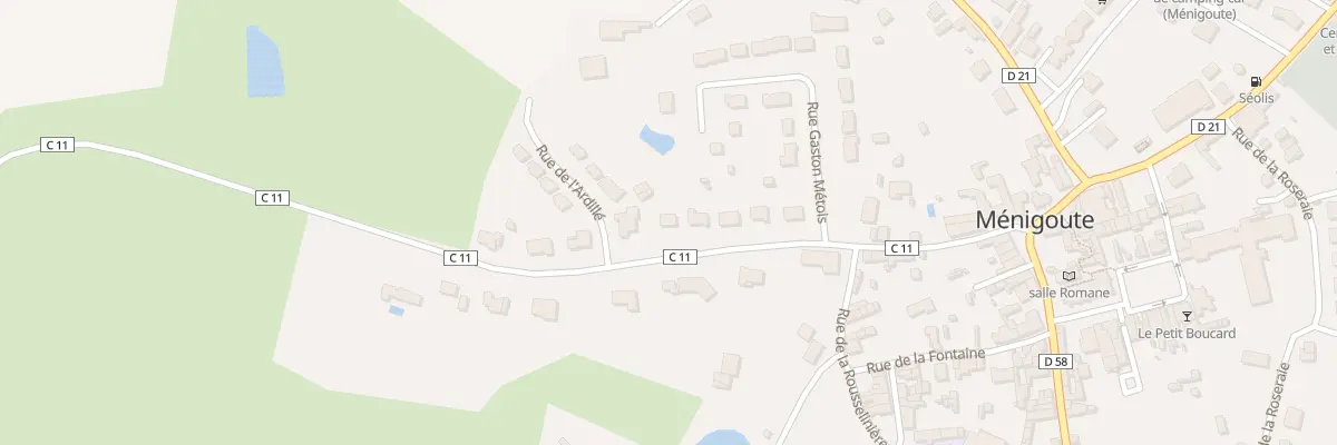 Plan du 16 Rue de Coutières à Ménigoute