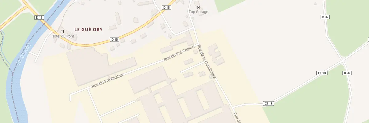 Plan du 4 All de la Gaudiniere à Sougé-le-Ganelon