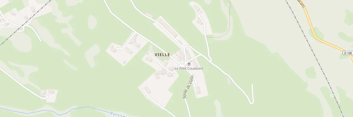 Plan du 2 Che des Camplas à Beaucens