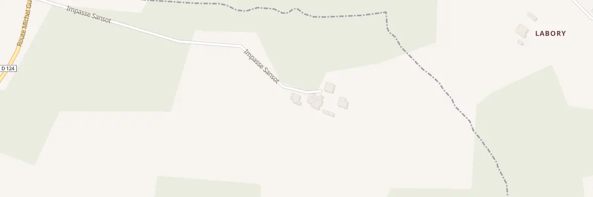 Plan du 2 Sansot à Cauvignac