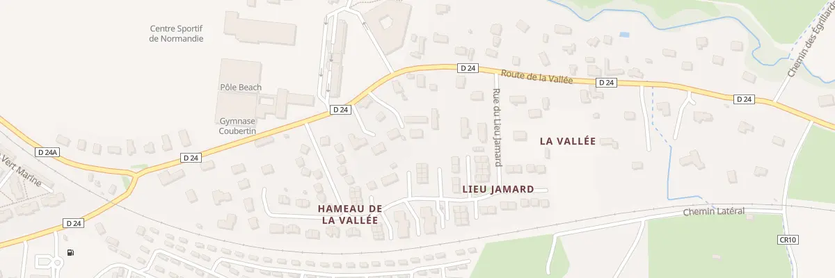 Plan du 114B Rte de la Vallée à Houlgate