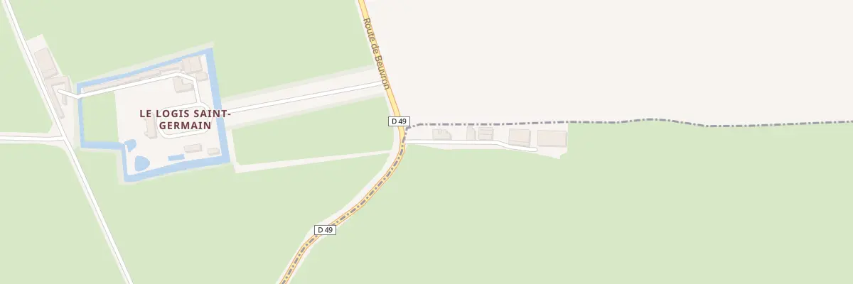 Plan du 2450 Rte de la Mer à Beuvron-en-Auge
