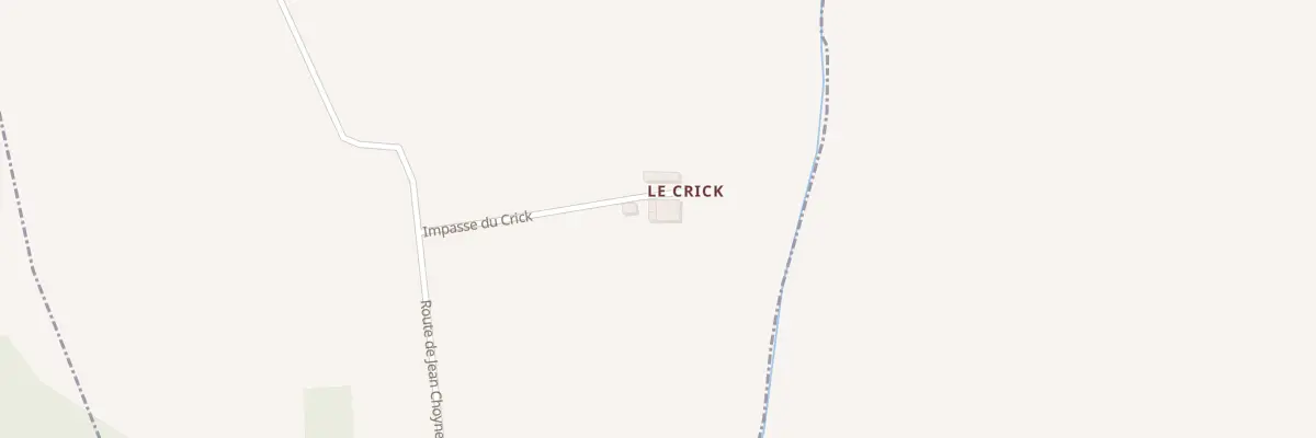 Plan du 1 Le Crik à Puybarban