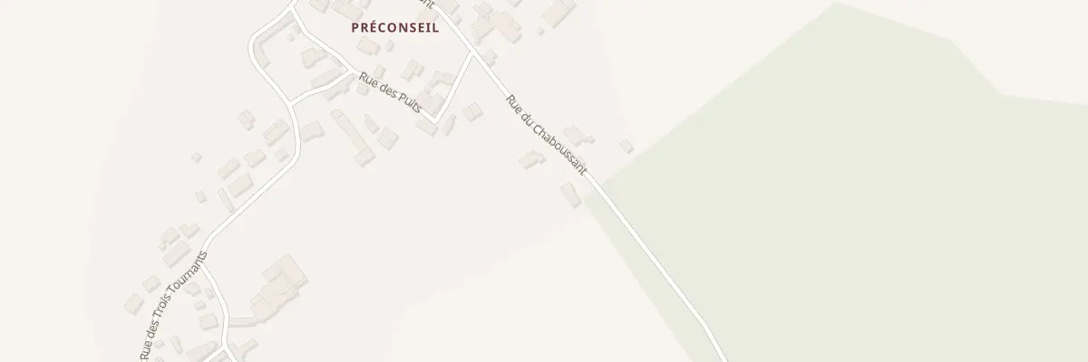 Plan du 6 Rue du Chaboussant à Chey