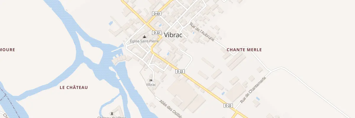 Plan du 5 Rte de Chateauneuf à Vibrac