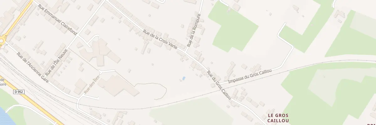 Plan du 129 Rue du Gros Caillou à Saumur