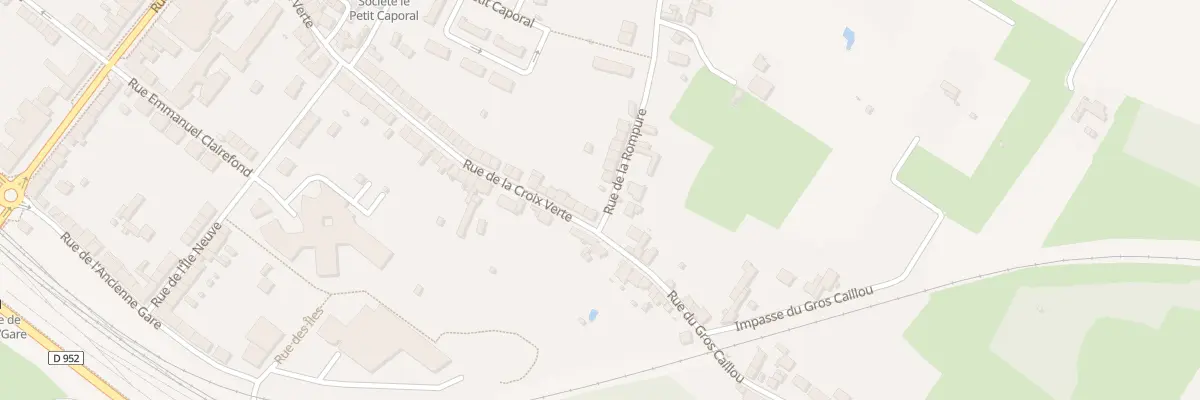 Plan du 2 Rue de la Croix Verte à Saumur