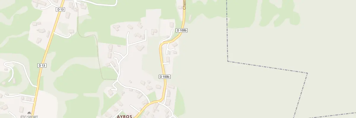 Plan du 22 Che du Lavoir à Ayros-Arbouix