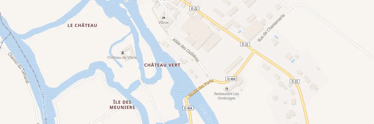 Plan du 6 All des Osillères à Vibrac