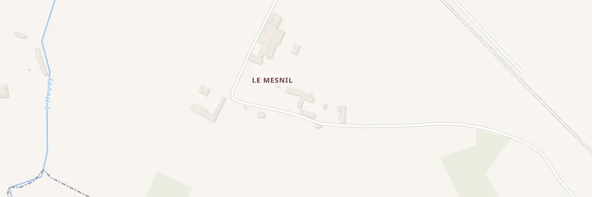 Plan du 7 Le Mesnil à Occagnes